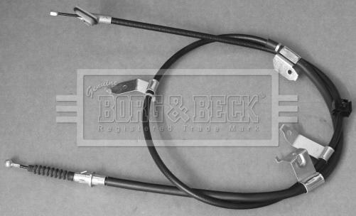 Borg & Beck BKB3366 - Тросик, cтояночный тормоз avtokuzovplus.com.ua