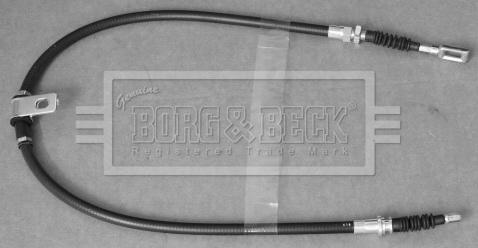 Borg & Beck BKB3387 - Тросик, cтояночный тормоз avtokuzovplus.com.ua