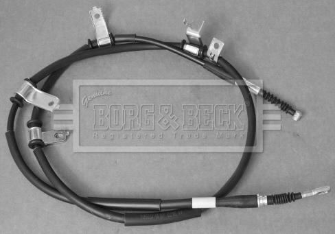 Borg & Beck BKB3472 - Тросик, cтояночный тормоз avtokuzovplus.com.ua