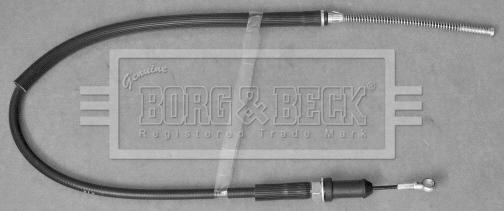 Borg & Beck BKB3504 - Тросик, cтояночный тормоз autodnr.net