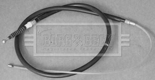 Borg & Beck BKB3603 - Тросик, cтояночный тормоз avtokuzovplus.com.ua