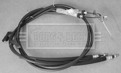 Borg & Beck BKB3641 - Трос, гальмівна система autocars.com.ua