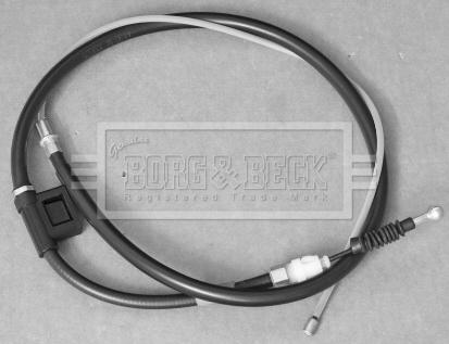 Borg & Beck BKB3688 - Тросик, cтояночный тормоз avtokuzovplus.com.ua