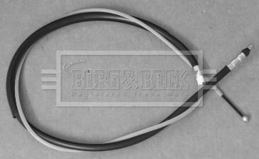 Borg & Beck BKB3726 - Тросик, cтояночный тормоз avtokuzovplus.com.ua