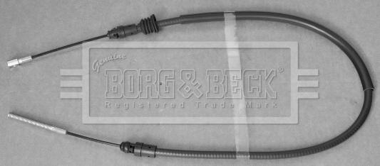 Borg & Beck BKB3732 - Трос, гальмівна система autocars.com.ua