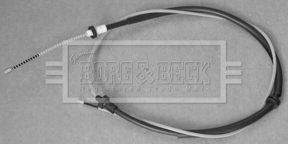 Borg & Beck BKB3734 - Тросик, cтояночный тормоз avtokuzovplus.com.ua