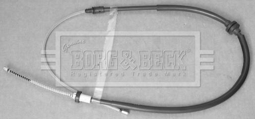 Borg & Beck BKB3754 - Тросик, cтояночный тормоз avtokuzovplus.com.ua
