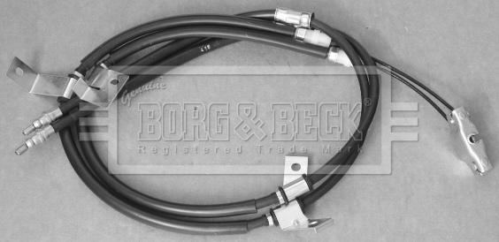 Borg & Beck BKB3755 - Трос, гальмівна система autocars.com.ua
