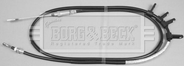 Borg & Beck BKB3763 - Тросик, cтояночный тормоз autodnr.net