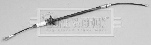 Borg & Beck BKB3773 - Тросик, cтояночный тормоз avtokuzovplus.com.ua