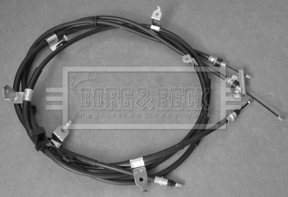 Borg & Beck BKB3780 - Трос, гальмівна система autocars.com.ua