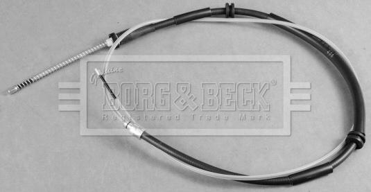 Borg & Beck BKB3791 - Тросик, cтояночный тормоз avtokuzovplus.com.ua