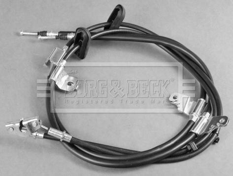 Borg & Beck BKB3804 - Трос, гальмівна система autocars.com.ua