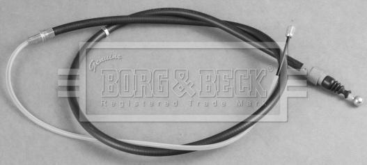 Borg & Beck BKB3809 - Тросик, cтояночный тормоз avtokuzovplus.com.ua