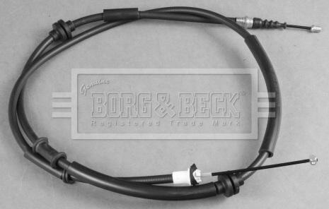 Borg & Beck BKB3813 - Тросик, cтояночный тормоз avtokuzovplus.com.ua