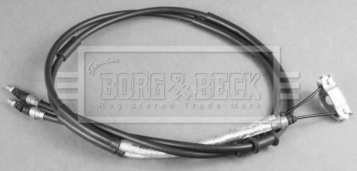Borg & Beck BKB3814 - Трос, гальмівна система autocars.com.ua
