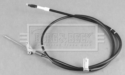 Borg & Beck BKB3822 - Трос, гальмівна система autocars.com.ua