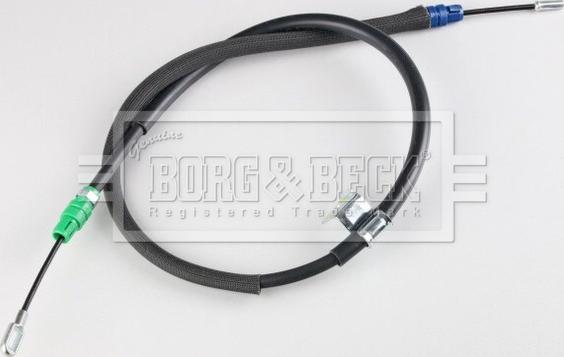 Borg & Beck BKB3873 - Тросик, cтояночный тормоз avtokuzovplus.com.ua