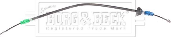 Borg & Beck BKB3987 - Трос, гальмівна система autocars.com.ua
