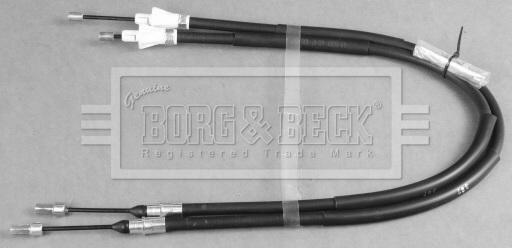 Borg & Beck BKB6001 - Тросик, cтояночный тормоз avtokuzovplus.com.ua