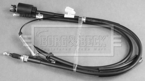 Borg & Beck BKB6008 - Тросик, cтояночный тормоз avtokuzovplus.com.ua