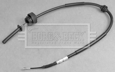Borg & Beck BKB6018 - Тросик, cтояночный тормоз avtokuzovplus.com.ua