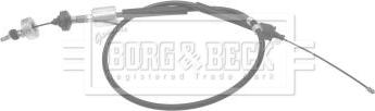 Borg & Beck BKC1452 - Трос, управління зчепленням autocars.com.ua