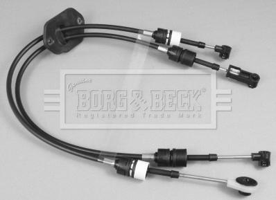 Borg & Beck BKG1077 - Трос, ступінчаста коробка передач autocars.com.ua