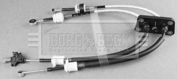 Borg & Beck BKG1100 - Трос, ступенчатая коробка передач autodnr.net