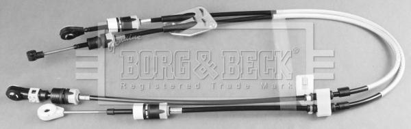 Borg & Beck BKG1138 - Трос, ступінчаста коробка передач autocars.com.ua