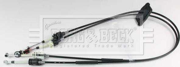 Borg & Beck BKG1206 - Трос, ступінчаста коробка передач autocars.com.ua