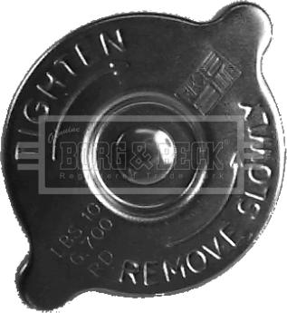 Borg & Beck BRC61 - Кришка, радіатор autocars.com.ua