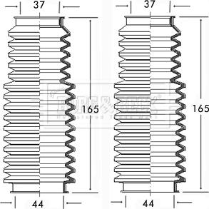 Borg & Beck BSG3086 - Комплект пилника, рульове управління autocars.com.ua