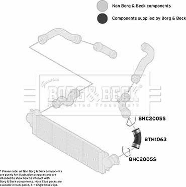 Borg & Beck BTH1063 - Трубка, нагнетание воздуха autodnr.net