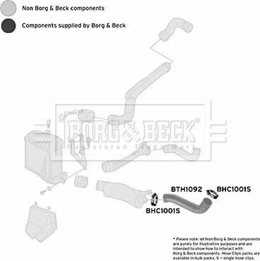 Borg & Beck BTH1093 - Трубка нагнітається повітря autocars.com.ua