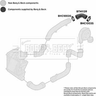 Borg & Beck BTH1139 - Трубка, нагнетание воздуха avtokuzovplus.com.ua