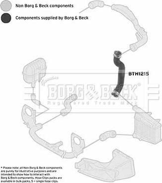 Borg & Beck BTH1215 - Трубка нагнітається повітря autocars.com.ua