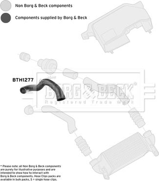 Borg & Beck BTH1277 - Трубка нагнітається повітря autocars.com.ua