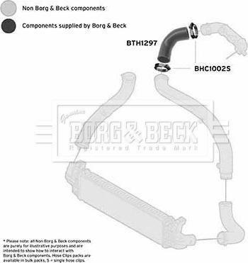 Borg & Beck BTH1297 - Трубка нагнітається повітря autocars.com.ua