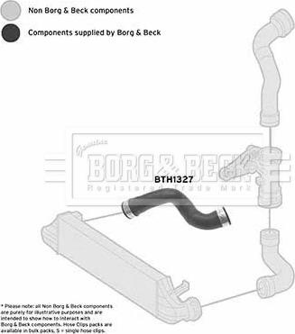 Borg & Beck BTH1327 - Трубка нагнітається повітря autocars.com.ua