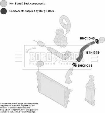 Borg & Beck BTH1379 - Трубка нагнітається повітря autocars.com.ua