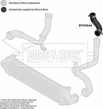 Borg & Beck BTH1544 - Трубка нагнітається повітря autocars.com.ua