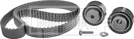 Borg & Beck BTK1020 - Комплект ременя ГРМ autocars.com.ua