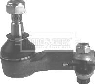 Borg & Beck BTR4123 - Наконечник рульової тяги, кульовий шарнір autocars.com.ua