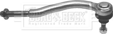 Borg & Beck BTR4173 - Наконечник рульової тяги, кульовий шарнір autocars.com.ua