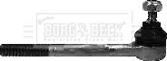 Borg & Beck BTR4282 - Наконечник рульової тяги, кульовий шарнір autocars.com.ua