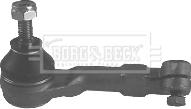 Borg & Beck BTR4515 - Наконечник рульової тяги, кульовий шарнір autocars.com.ua