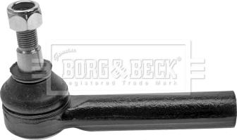 Borg & Beck BTR4728 - Наконечник рульової тяги, кульовий шарнір autocars.com.ua