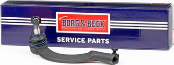 Borg & Beck BTR4934 - Наконечник рульової тяги, кульовий шарнір autocars.com.ua