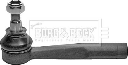 Borg & Beck BTR5009 - Наконечник рульової тяги, кульовий шарнір autocars.com.ua